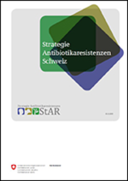 Titelblatt Strategie Antibiotikaresistenzen Schweiz
