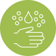 Regelmässiges und gründliches Händewaschen mit Wasser und Seife