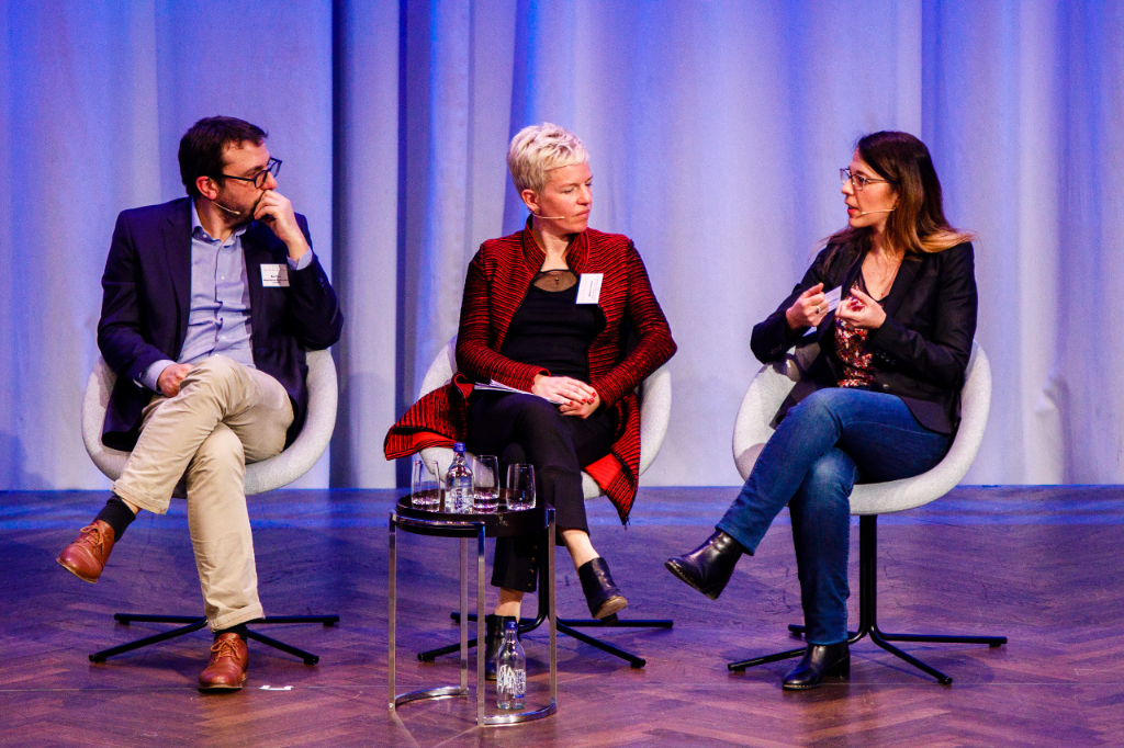 Podiumsgespräch Astrid Wüthrich, Delphine Roulet Schwab