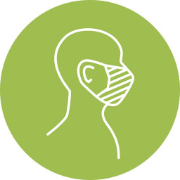 Utiliser des masques d’hygiène, si recommandé
