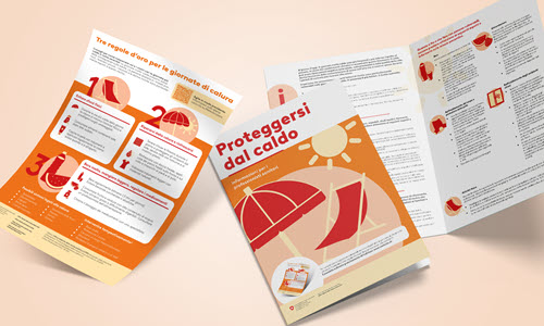 Protezione dalla calura: materiali informativi e raccomandazioni