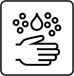 Lavarsi accuratamente o disinfettare le mani